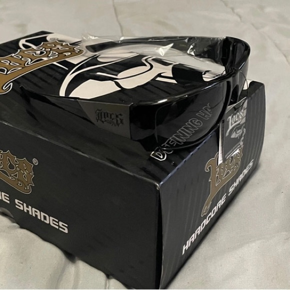 Locs Hardcore Shades Black Sunglasses - Picture 1 of 2